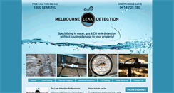 Desktop Screenshot of melbourneleakdetection.com